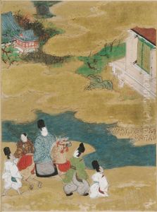 Akashi, Illustration to Chapter 13 of the Tale of Genji (Genji monogatari)