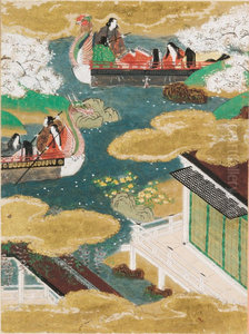 Butterflies (Kocho), Illustration to Chapter 24 of the Tale of Genji (Genji monogatari) Butterflies (Kocho), Illustration to Chapter 24 of the Tale of Genji (Genji monogatari)