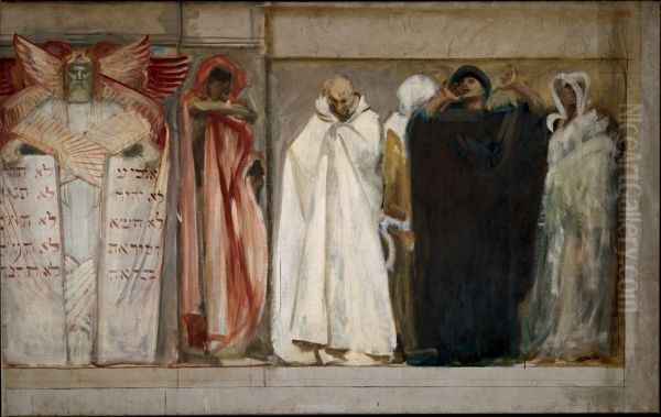 Study for "Frieze of Prophets," Boston Public Library - view 1