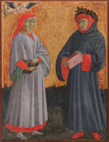 Dante and Petrarch - view 1