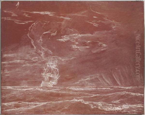 Ship in a Squall - view 1