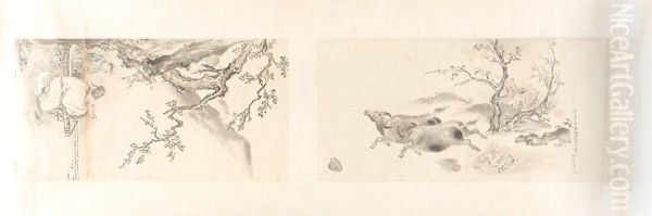 Connoisseur's Sketchbook by Kano Tan'yu (Tan'yu shukuzu) - view 1