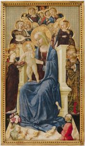 The Madonna Enthroned, from a triptych by Niccolo di Liberatore