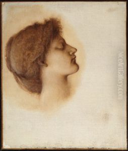 Head of a Maiden by Edward Burne-Jones