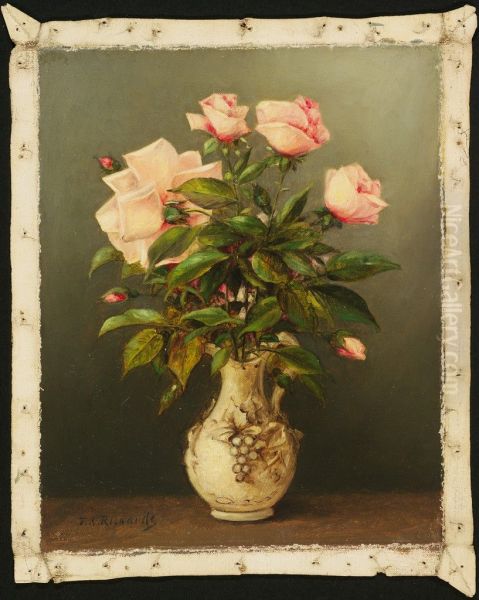 Vase of Roses - view 1