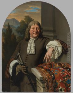 Portrait of a Man Holding a Sword
