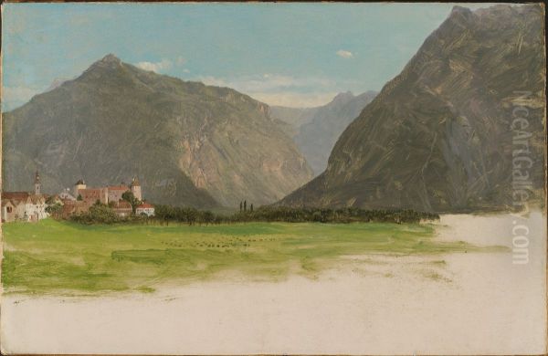 View of Wimmis, Valley of the Simmental, Switzerland - view 1
