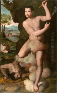 Allegorical Portrait of a Young Man in the Guise of Mercury Slaying Argus Allegorical Portrait of a Young Man in the Guise of Mercury Slaying Argus