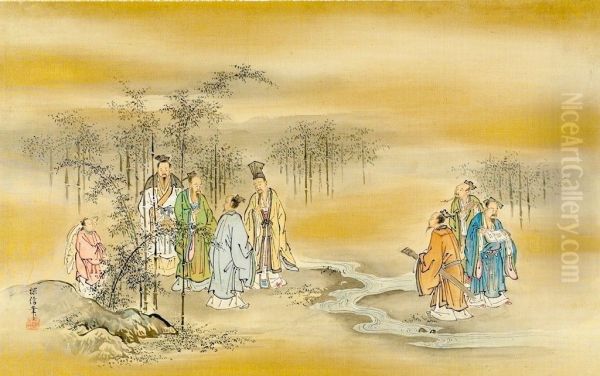 Seven Sages of the Bamboo Grove - view 1