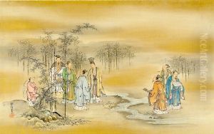 Seven Sages of the Bamboo Grove by Kano Tanshin