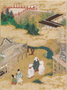 The Tendril Wreath (Tamakazura), Illustration to Chapter 22 of the Tale of Genji (Genji monogatari)