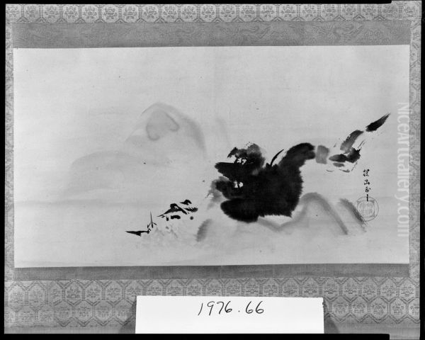 Broken-Ink Landscape (Haboku sansui zu) - view 1