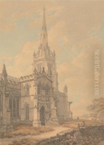 Thaxted Church, Essex by Thomas Hearne
