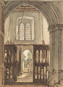 Interior of the Belfry, Bushey Church Interior of the Belfry, Bushey Church