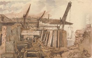 The Building of Waterloo Bridge