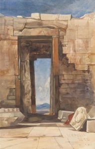 A Doorway in the Acropolis, Athens by William James Muller