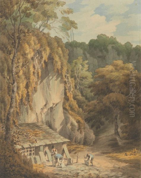 Slate Quarry at Widecombe, Devon - view 1