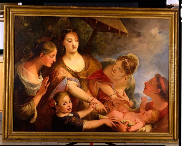 Discovery of the Infant Moses - view 1