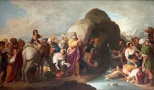 El Milagro Del Agua De La Roca by Manuel Cabral Cabral y Aguado Bejarano