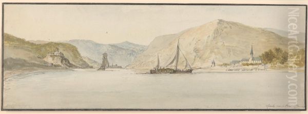 Lorch on the Rhine - view 1