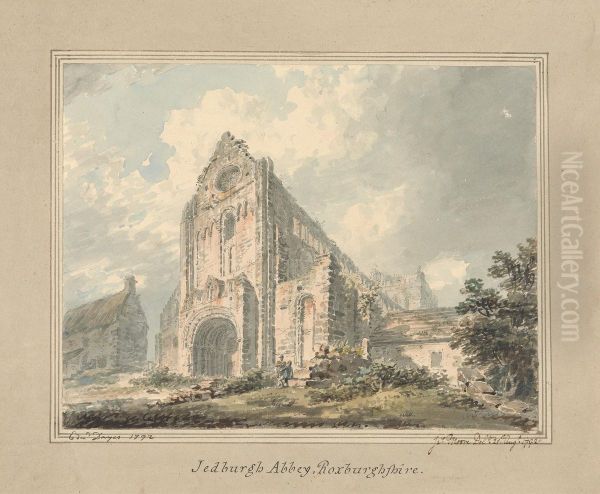 Jedburgh Abbey, Roxburghshire - view 1