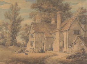 The Poor House, Hadley, Hertfordshire by Thomas Hearne