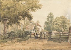 Aldenham Church by William Henry Hunt