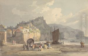 Robin Hood's Bay, Yorkshire by Francis Nicholson