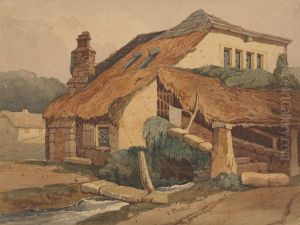 Kingsteignton, Devon by Samuel Prout