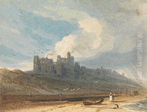 Bamburgh Castle, Northumberland by John Varley