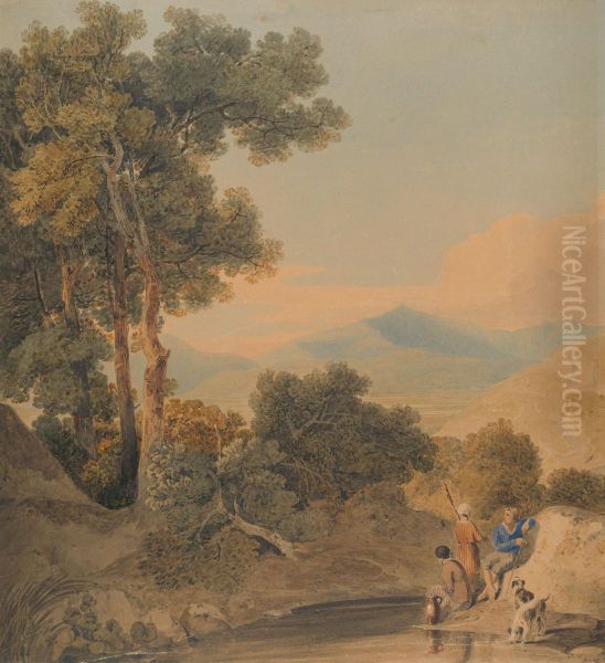 Landscape with figures - view 1