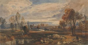 Landscape with Sheep Landscape with Sheep