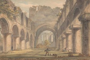 Buildwas Abbey, Shropshire by Edward Dayes