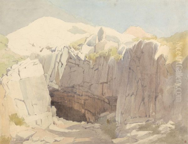 Study of Rocks at Mumbles - view 1