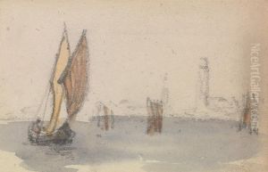 One of a Group of Three Studies on the Venetian Logoon