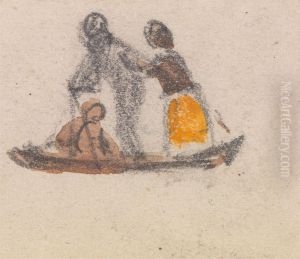 One of a Group of Three Studies of Gondolas One of a Group of Three Studies of Gondolas