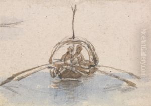 One of a Group of Three Studies of Gondolas One of a Group of Three Studies of Gondolas