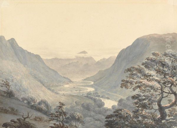 The Beautiful Vale and Mowddach River, Merionethshire - view 1