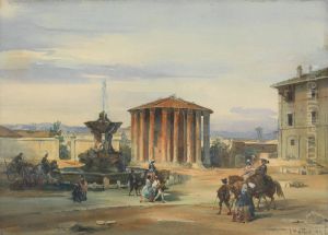 The Temple of Vesta, Rome by James Holland