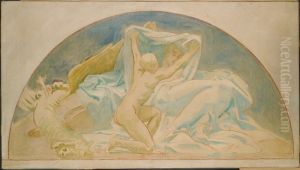 Study for "The Unveiling of Truth," Museum of Fine Arts, Boston by John Singer Sargent