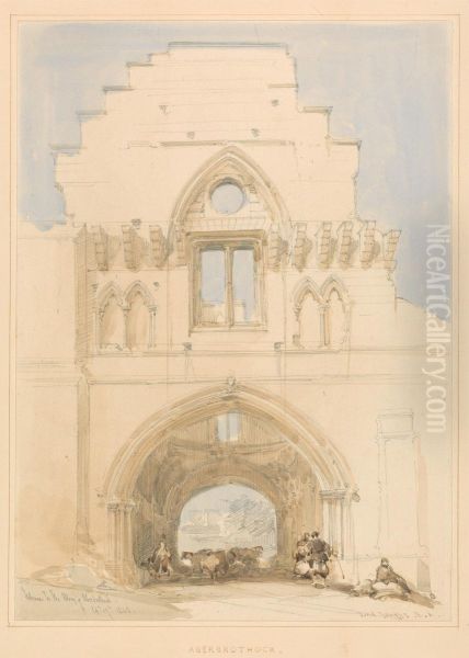 Aberothock Abbey - view 1