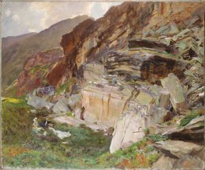 In the Simplon Valley by John Singer Sargent
