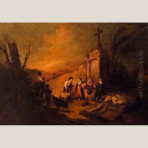 Escena Costumbrista by Antonio Cabral Y Bejarano