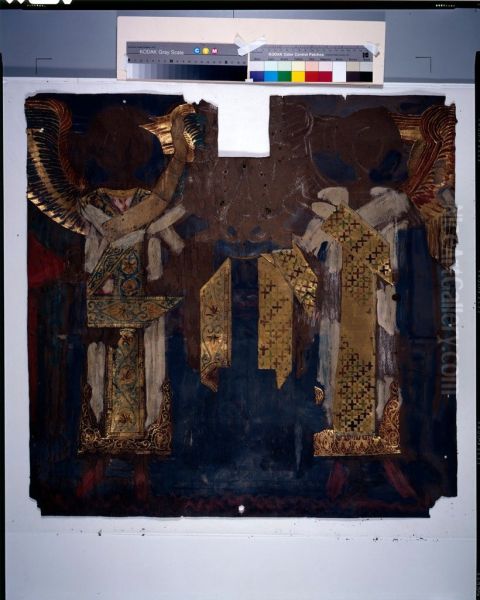 Overlay Drawing for "Frieze of the Angels," Boston Public Library - view 1