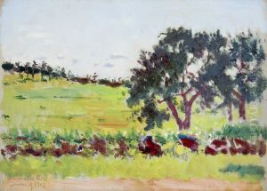 Landscape with Trees