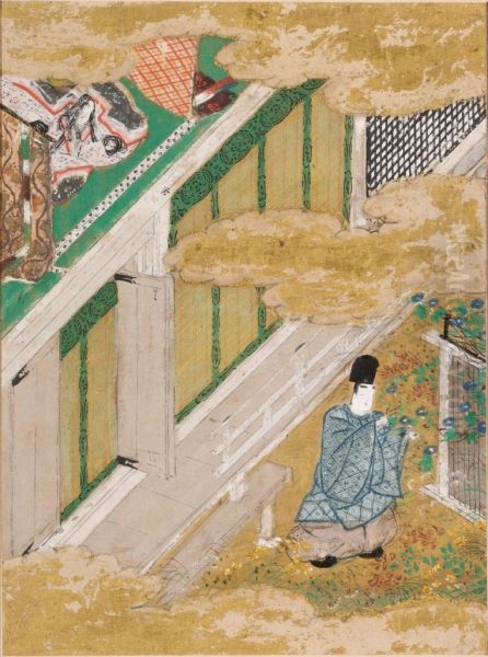 The Ivy (Yadorigi), Illustration to Chapter 49 of the Tale of Genji (Genji monogatari) - view 1