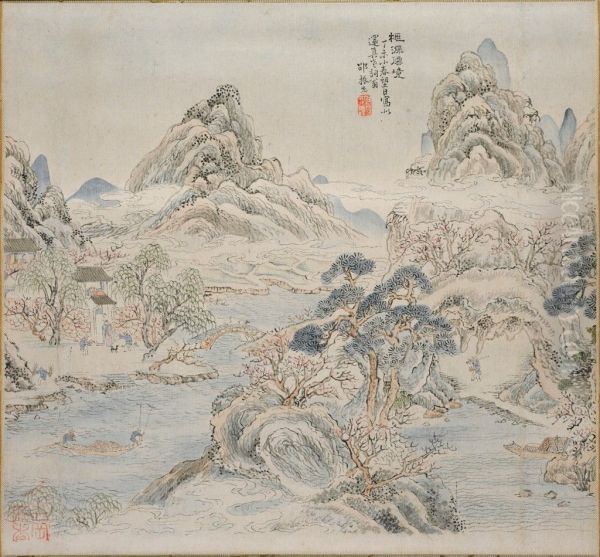 Peach Blossom Spring (after Shao Zhenxian) - view 1
