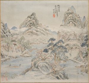 Peach Blossom Spring (after Shao Zhenxian) by Ike no Taiga