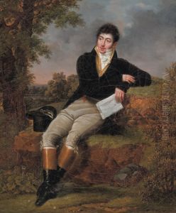 Portrait of Antoine Valedau by Adele Romany