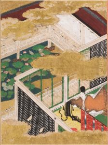 ge), Illustration to Chapter 35 of the Tale of Genji (Genji monogatari)